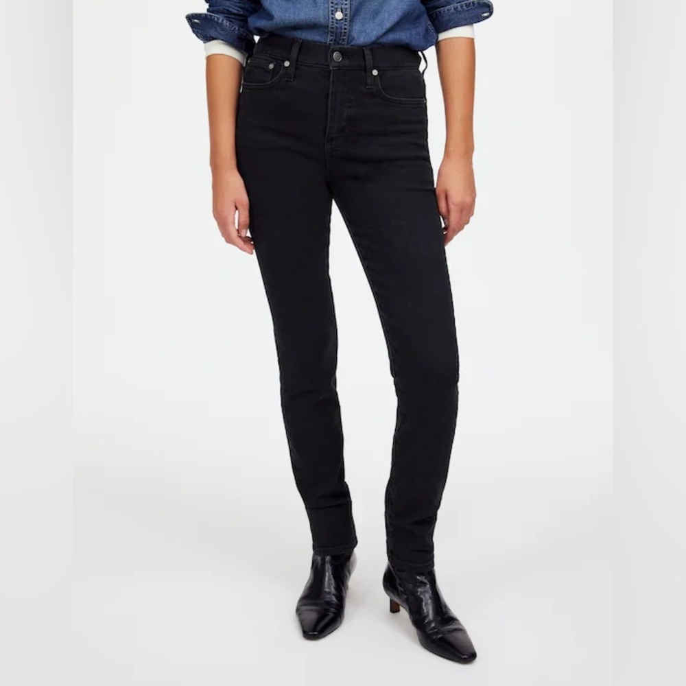 Madewell The Perfect Vintage Jeans Black Wash Denim Size 26